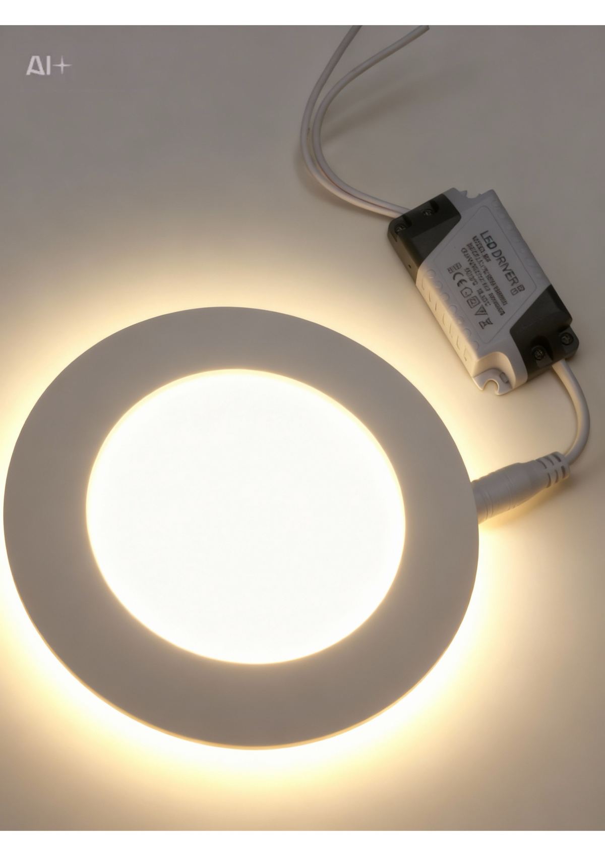 Dalle LED ronde encastrable — Watts, matériel électrique Dakar Sénégal