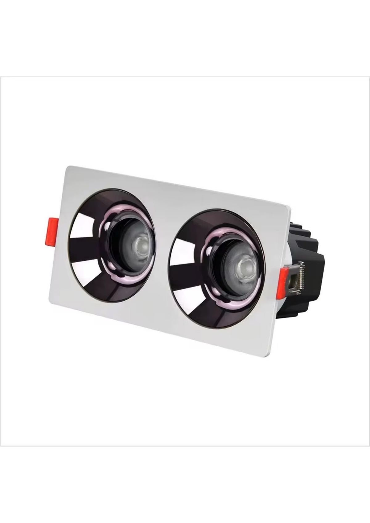 Spot encastré double orientable — Watts, matériel électrique Dakar Sénégal