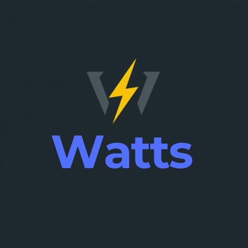 Logo Watts — matériel électrique Dakar